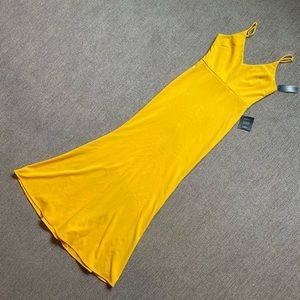 Yellow gown